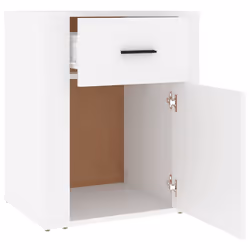 VidaXL 816720 nightstand/bedside table White - Additional view 7
