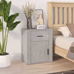 VidaXL 816724 nightstand/bedside table Concrete colour