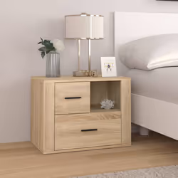 VidaXL 816739 nightstand/bedside table Oak