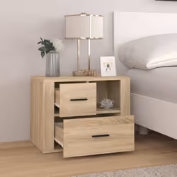 VidaXL 816739 nightstand/bedside table Oak