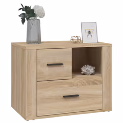 VidaXL 816739 nightstand/bedside table Oak - Additional view 4
