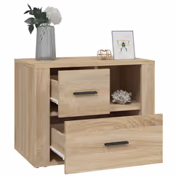VidaXL 816739 nightstand/bedside table Oak - Additional view 5