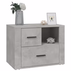 VidaXL 816740 nightstand/bedside table Concrete colour - Additional view 4