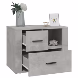 VidaXL 816740 nightstand/bedside table Concrete colour - Additional view 5