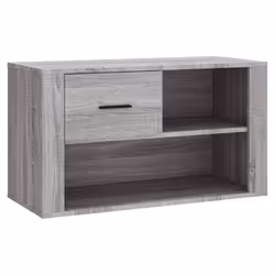vidaXL Shoe Cabinet Engineered Wood Shoe Storage Cupboard Rack Multi Colours - Grey sonoma - Additional view 2