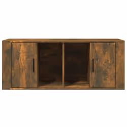 vidaXL TV Cabinet Engineered Wood TV Console Media Sideboard Multi Colours - Smoked oak - Additional view 4