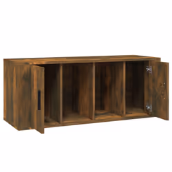 vidaXL TV Cabinet Engineered Wood TV Console Media Sideboard Multi Colours - Smoked oak - Additional view 6