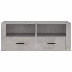 vidaXL TV Cabinet Engineered Wood Indoor HiFi Cabinet TV Unit Multi Colours - Concrete grey - Additional view 5