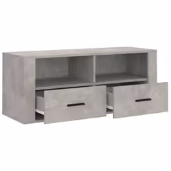 vidaXL TV Cabinet Engineered Wood Indoor HiFi Cabinet TV Unit Multi Colours - Concrete grey - Additional view 6