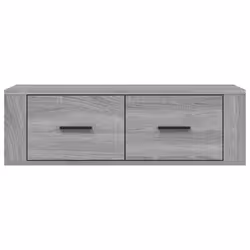 vidaXL Hanging TV Cabinet Entertainment Centre Wall TV Unit Engineered Wood - Grey sonoma - Additional view 5