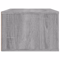 vidaXL Hanging TV Cabinet Entertainment Centre Wall TV Unit Engineered Wood - Grey sonoma - Additional view 7