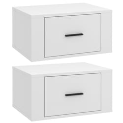 VidaXL 816841 nightstand/bedside table White
