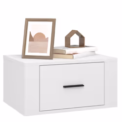 VidaXL 816841 nightstand/bedside table White - Additional view 4