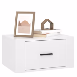 VidaXL 816845 nightstand/bedside table White - Additional view 4