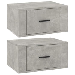VidaXL 816849 nightstand/bedside table Concrete colour