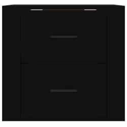 vidaXL Wall-mounted Bedside Cabinet Indoor Floating Nightstand Multi Colours - Black - Additional view 5