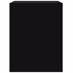 vidaXL Wall-mounted Bedside Cabinet Indoor Floating Nightstand Multi Colours - Black - Additional view 6