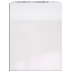 vidaXL Wall-mounted Bedside Cabinet Indoor Floating Nightstand Multi Colours - High gloss white - Additional view 6