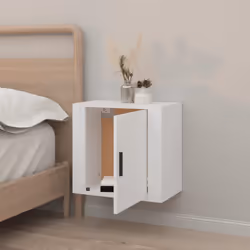 VidaXL 816865 nightstand/bedside table White