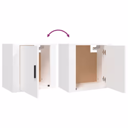 VidaXL 816865 nightstand/bedside table White - Additional view 8