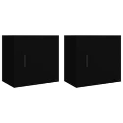 VidaXL 816867 nightstand/bedside table Black