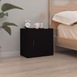 VidaXL 816867 nightstand/bedside table Black