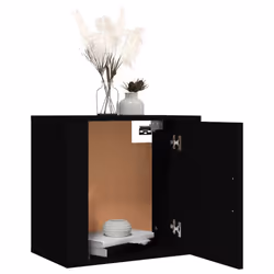 VidaXL 816867 nightstand/bedside table Black - Additional view 4