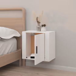 VidaXL 816868 nightstand/bedside table White