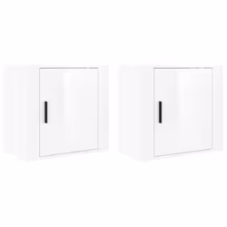 VidaXL 816869, White, Wood, 500 mm, 300 mm, 470 mm, 2 pc(s)