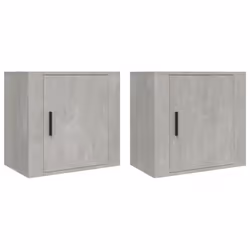 VidaXL 816873, Concrete colour, Wood, 500 mm, 300 mm, 470 mm, 2 pc(s)