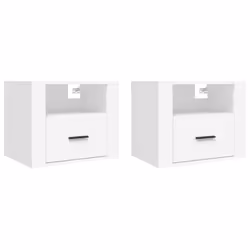 VidaXL 816881, White, Wood, 500 mm, 360 mm, 400 mm, 2 pc(s)