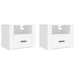 VidaXL 816881 nightstand/bedside table White
