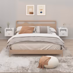 VidaXL 816881 nightstand/bedside table White