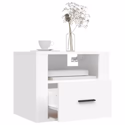 VidaXL 816881 nightstand/bedside table White - Additional view 4