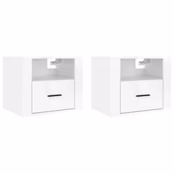 VidaXL 816885, White, Wood, 500 mm, 360 mm, 400 mm, 2 pc(s)