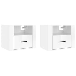 VidaXL 816885 nightstand/bedside table White