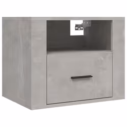 VidaXL 816889, Concrete colour, Wood, 500 mm, 360 mm, 400 mm, 2 pc(s)