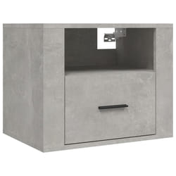 VidaXL 816889 nightstand/bedside table Concrete colour