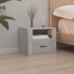 VidaXL 816889 nightstand/bedside table Concrete colour