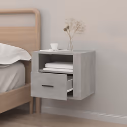 VidaXL 816889 nightstand/bedside table Concrete colour