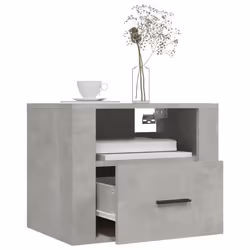 VidaXL 816889 nightstand/bedside table Concrete colour - Additional view 4