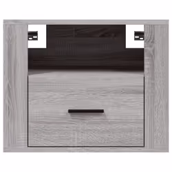 vidaXL 1/2x Wall-mounted Bedside Cabinet Floating Bedside Unit Multi Colours - Grey sonoma, 2 x Bedside cabinet - Additional view 7