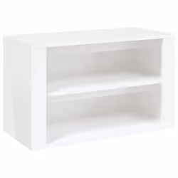 vidaXL Shoe Rack Engineered Wood Hallway Shoe Storage Cupboard Multi Colours - High gloss white