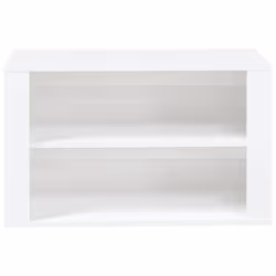 vidaXL Shoe Rack Engineered Wood Hallway Shoe Storage Cupboard Multi Colours - High gloss white - Additional view 4