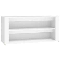 vidaXL Shoe Rack Hallway Shoe Storage Cupboard Shoe Cabinet Engineered Wood - White