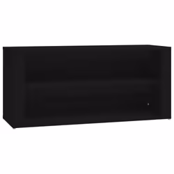 vidaXL Shoe Rack Hallway Shoe Storage Cupboard Shoe Cabinet Engineered Wood - Black