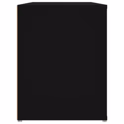 vidaXL Shoe Rack Hallway Shoe Storage Cupboard Shoe Cabinet Engineered Wood - Black - Additional view 5