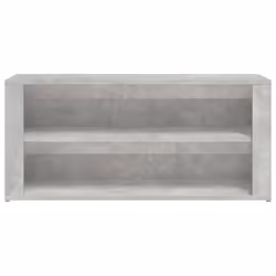 vidaXL Shoe Rack Hallway Shoe Storage Cupboard Shoe Cabinet Engineered Wood - Concrete grey - Additional view 4