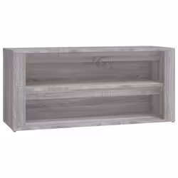 vidaXL Shoe Rack Hallway Shoe Storage Cupboard Shoe Cabinet Engineered Wood - Grey sonoma