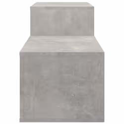 vidaXL Shoe Cabinet Engineered Wood Home Shoe Storage Organiser Multi Colours - Concrete grey - Additional view 5